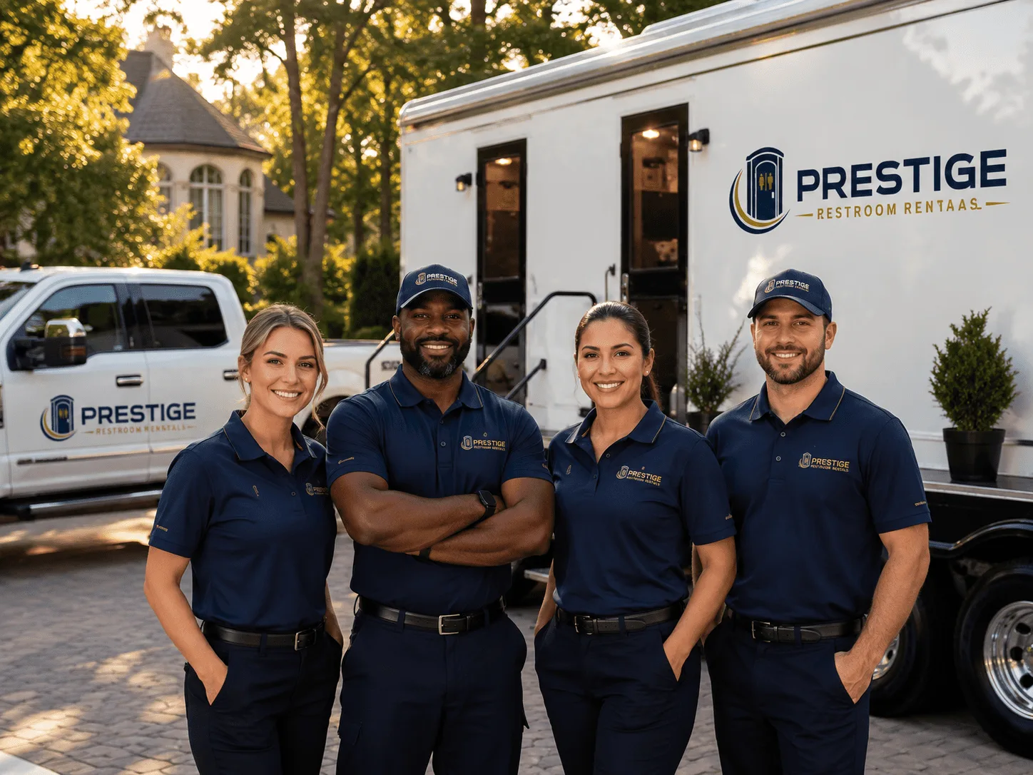 Trusted Luxury Portable Restrooms company in Cooks, MI